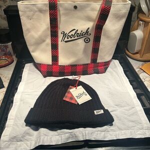 Target x Woolrich Beanie & Tote